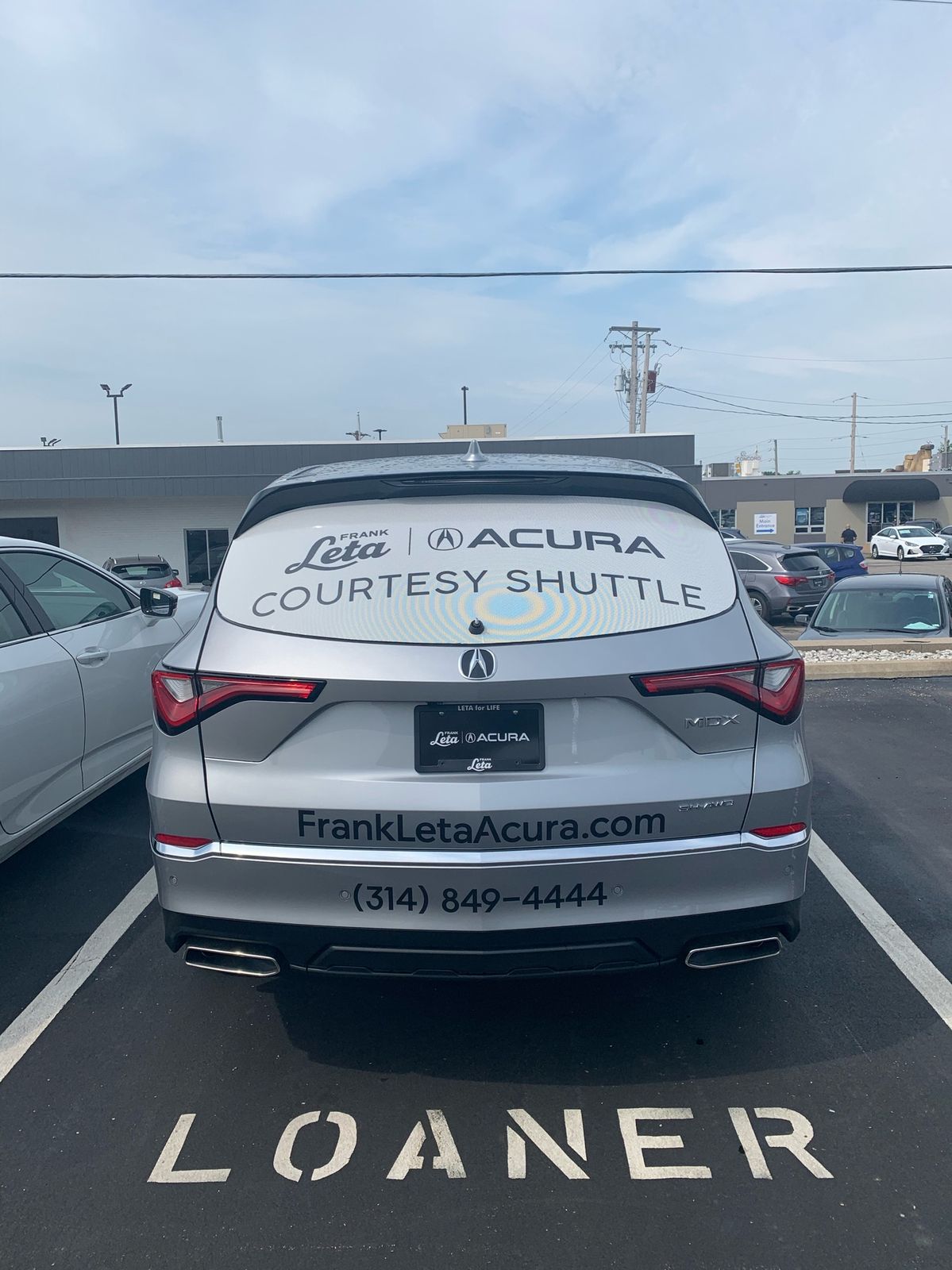 Back-glass lettering