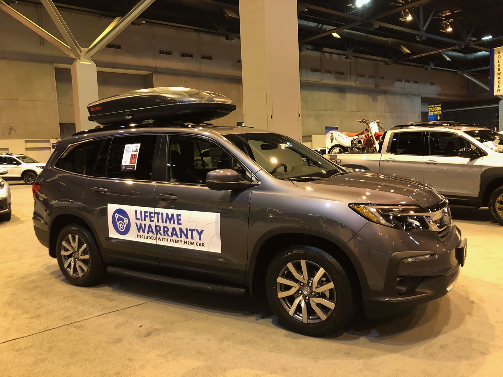 A body side reading Lifetime Warranty