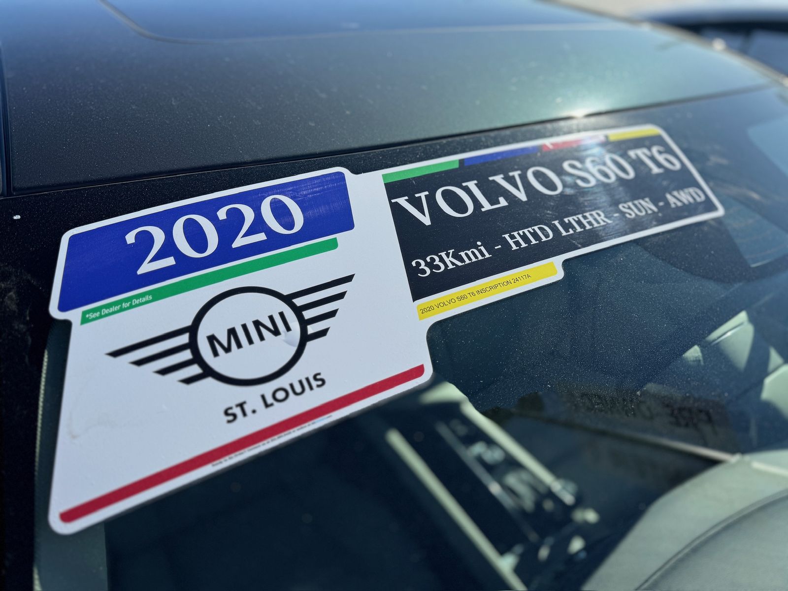 A flyout with the model year in its own panel