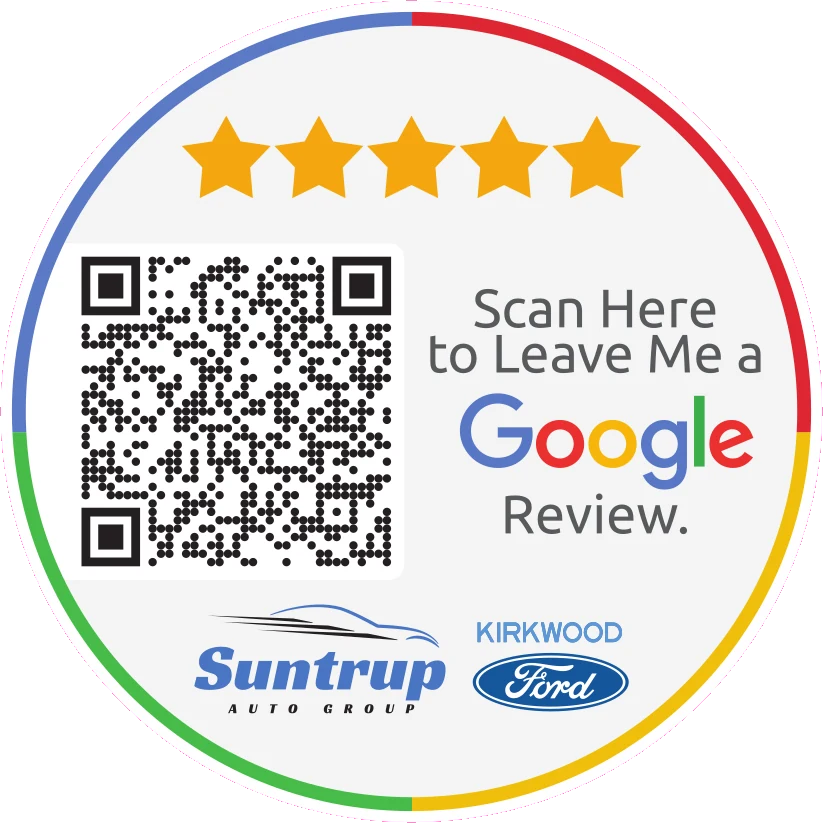 A QR mark for leaving a Google review
